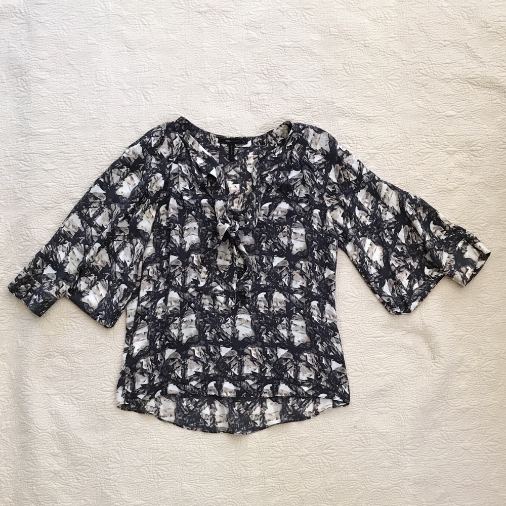 BCBGMaxAzria Silk Blouse